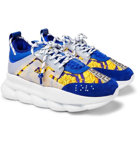 versace chain reaction logo|Versace chain reaction sneakers price.